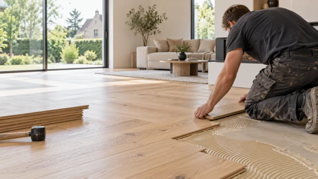 Pose de parquet neuf